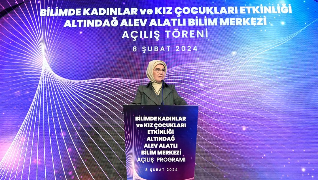 Emine Erdoğan, Alev Alatlı Bilim Merkezi’nin açılışını yaptı | “Kadınlar daha istikrarlı iş dünyasının teminatı”